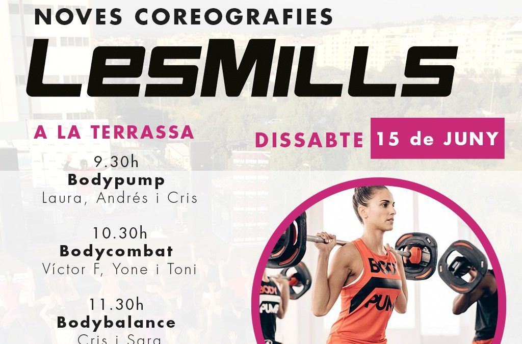 Estrenem noves coreografies Les Mills a la terrassa!
