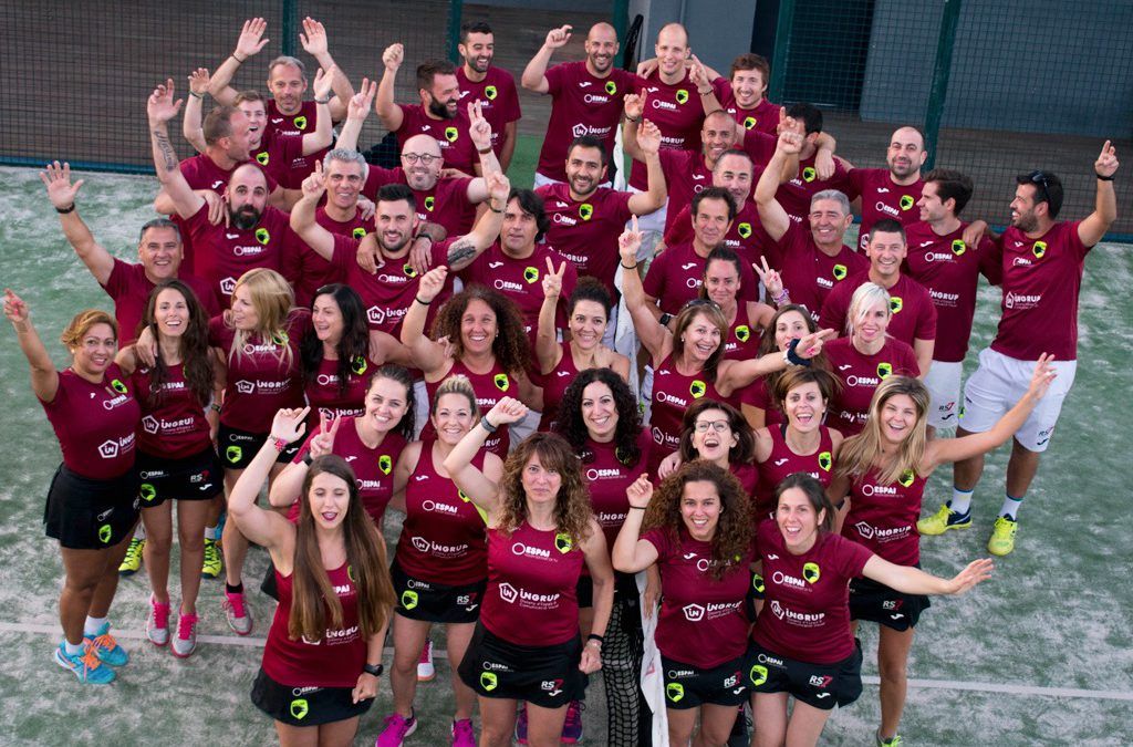 Els equips de pàdel Espai Wellness 2019-2020